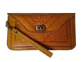 Kharrazine Clutch - Yellow/orange - Kharrazine Wristlet | Moroccan Corridor