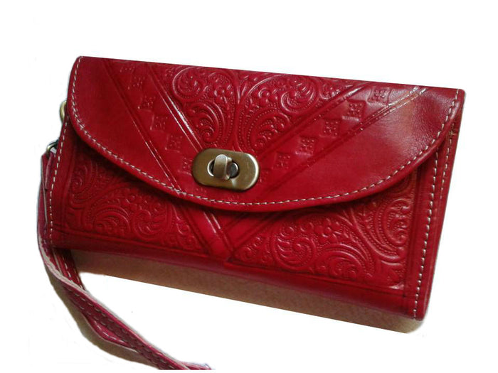 Kharrazine Wallet - Red - Kharrazine Wallet | Moroccan Corridor