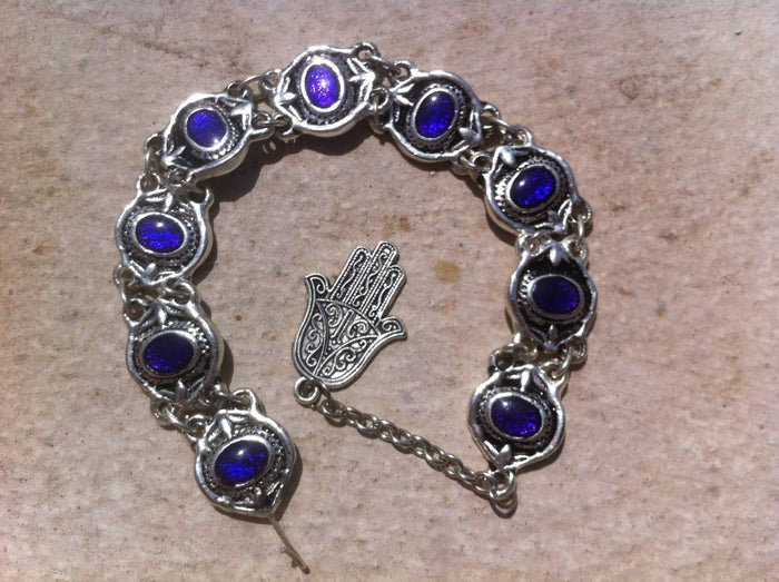 Khmissa Bracelet - Purple - Bracelet No_Amp | Moroccan Corridor
