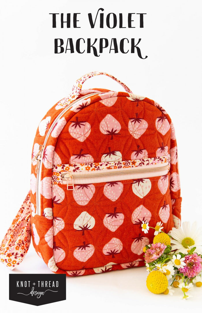 Knot + Thread Designs - The Violet Backpack Pattern - KAT111