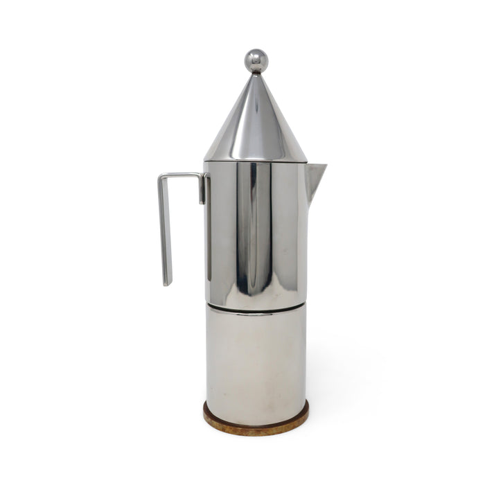 La Conica Six Cup Espresso Maker by Aldo Rossi for Alessi