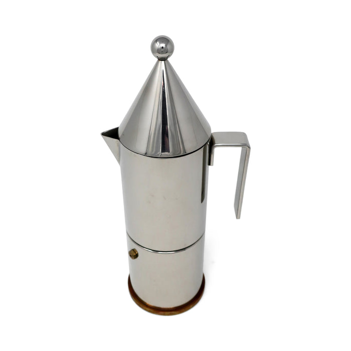 La Conica Six Cup Espresso Maker by Aldo Rossi for Alessi