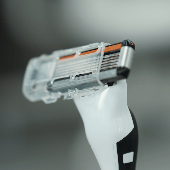 LAZY SOCIETY 8 5-Blade Cartridges replacement razor head on white black handle – Gentleman Korea Korean skincare for men