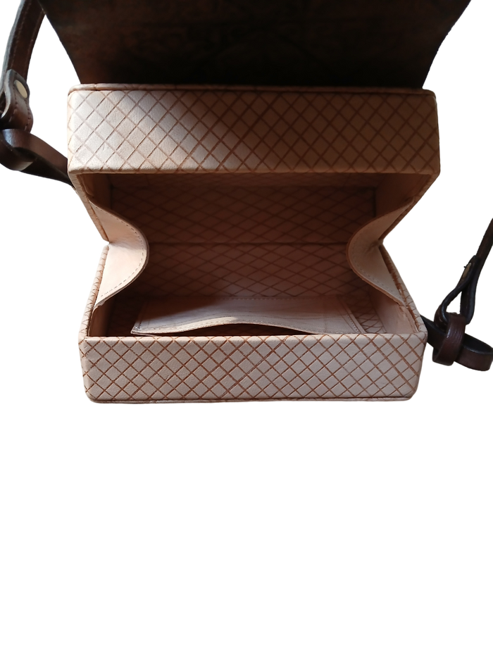 Leather Box Bag - Amina