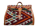 Leather Duffle Bag - Hermes Design - Zarbia - Tan