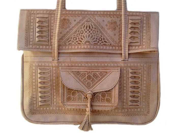 Chekkara - Natural - Heritage Tote Bag | Moroccan Corridor