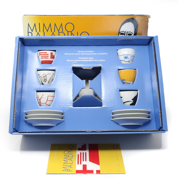 Limited Edition Minimalia Espresso Set by Mimmo Paladino for Illy Art Collection (2000)