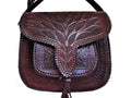 LSSAN Handbag - Large size - Brown - Palm - Shoulder | Moroccan Corridor