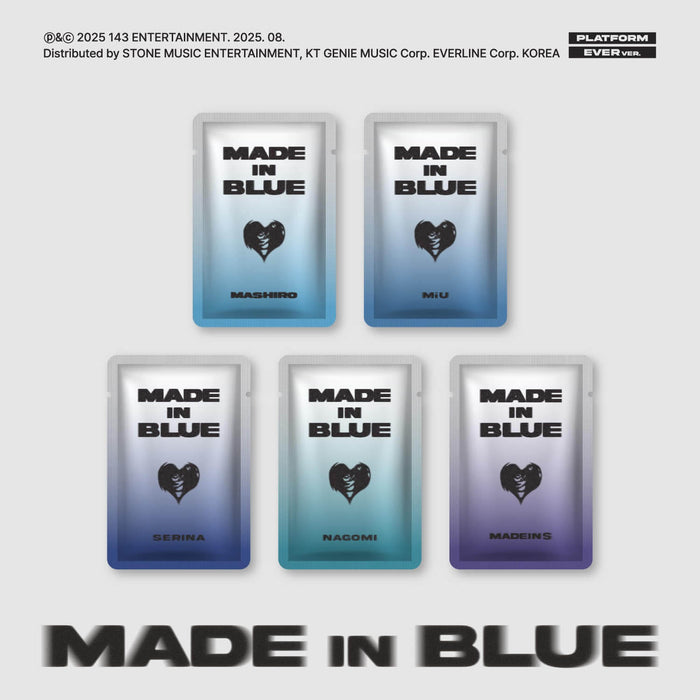 MADEIN S - [MADE in BLUE] (MASHIRO.ver/MiU.ver/SERINA.ver/NA | Kool Seoul - Buy Kpop Albums Online
