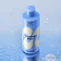 MAMONDE Calming Shot Azulene Toner 300ml bottle in water showcasing soothing properties and vibrant packaging.