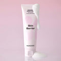 MAMONDE Ceramide Amino Foam 120g for enhanced skin barrier protection with 3-amino acid complex, pink tube packaging.