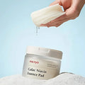 MANYO Galac Niacin Essence Pad 80 Sheets with lid open and wet pads, showcasing essence extraction.