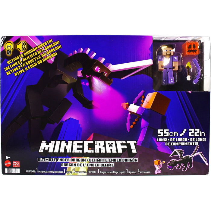 Mattel GYR76 Minecraft Ultimate Ender Dragon Figure, Multi