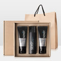 MEDIFLOWER Senst Men's Daily Care 3 Pieces gift set in box with two cleansers and one toner, Gentleman Korea export-ready Korean men’s skincare