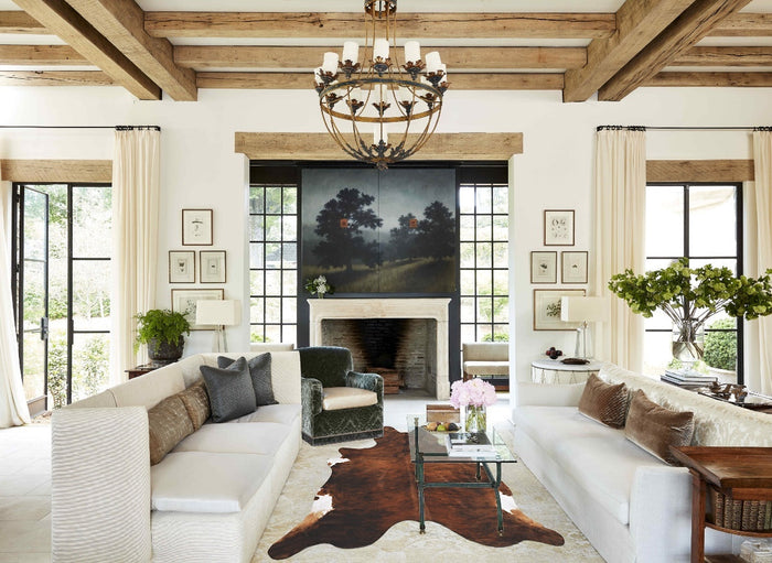 Medium Brindle Cowhide Rug #B10365