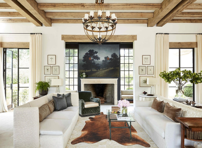 Medium Brindle Cowhide Rug #B10938