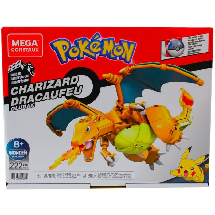 Mega GWY77 Mega Poka Construx Pokemon Charizard Construction Set
