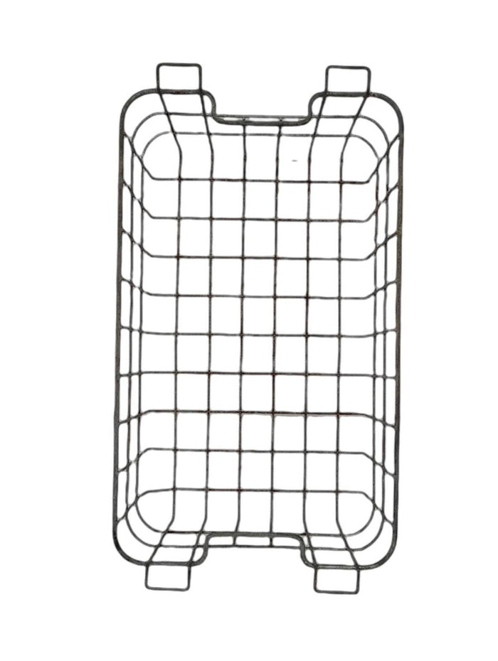 metal storage basket container