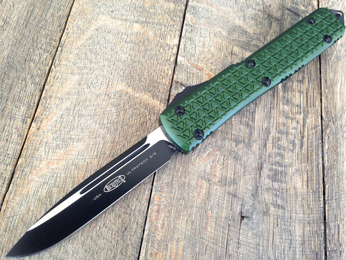 Microtech Ultratech  S/E OTF Tri-Grip  121-1 OD Tactical - GearBarrel.com