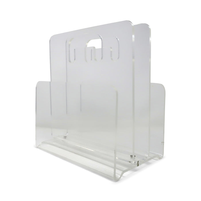 Mid-Century Modern Lucite Magazine Rack