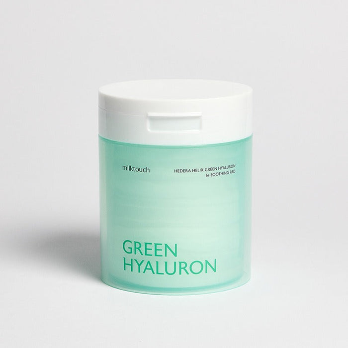 MILK TOUCH Wester Songak Green hyaluronic Acid 6-second Soothing Pad in green packaging