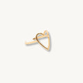 Minimalist Open Heart Ring for Women – Adjustable Gold-Plated Dainty Jewelry for Everyday Wear & Gifting - Belaric