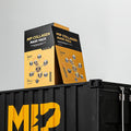 MIP Collagen Mask Pack 20 Sheets box packaging on black crate - Gentleman Korea Korean skincare for men