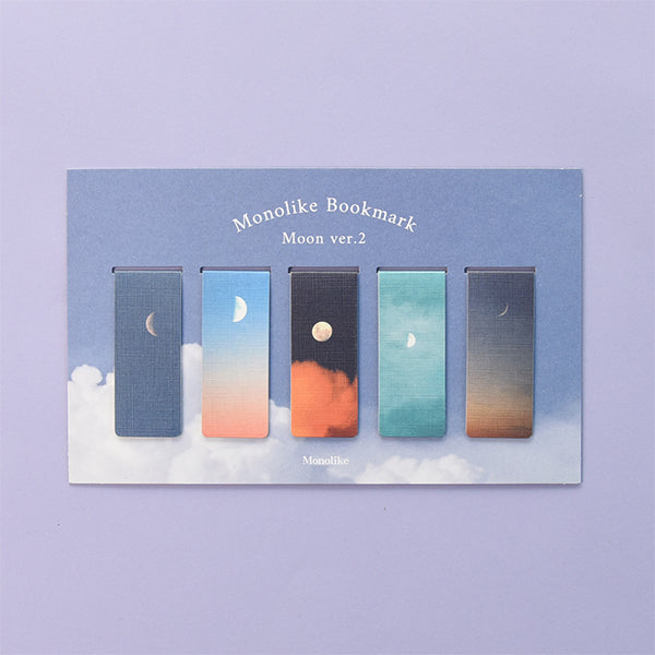 MONOLIKE Magnetic Bookmark Set #Moon Ver.2 | Kool Seoul