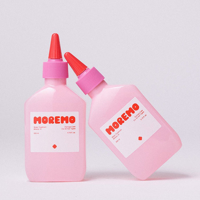 MOREMO Water Treatment Miracle 10 200ml - pink bottles for hair care