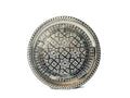 Moroccan Tea Tray - Round - Tiles - Medium Size - Moroccan Corridor