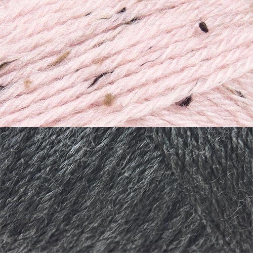 Rose Quartz/Dark Charcoal