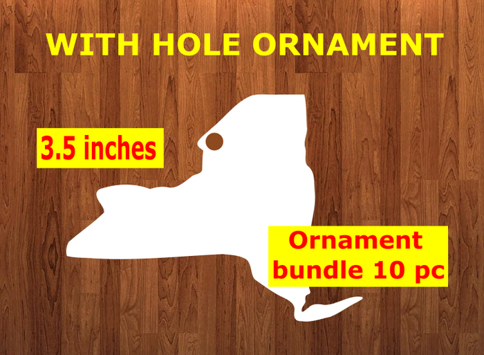 New York - WITH hole - Ornament Bundle Price