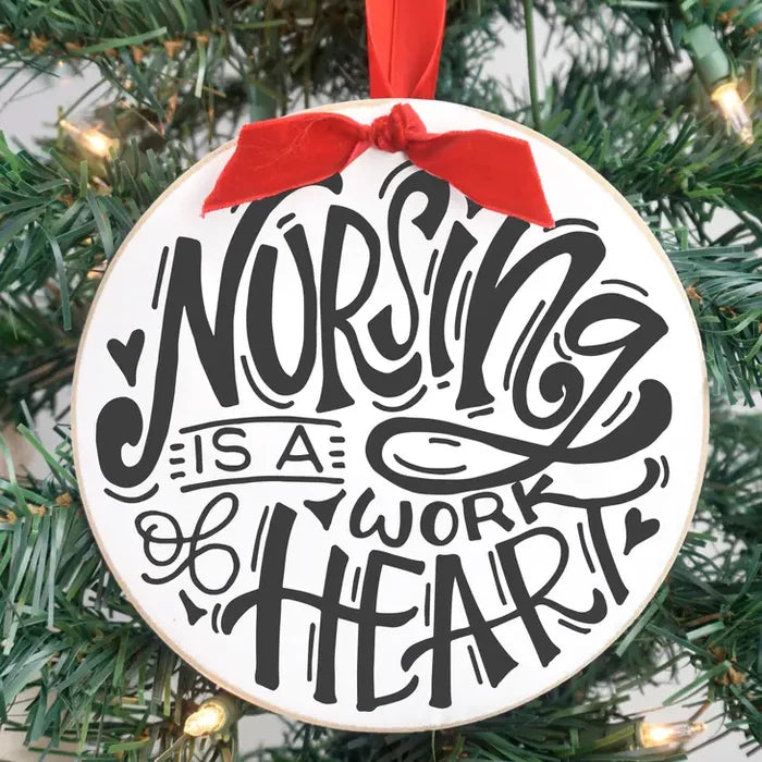 Nursing Large Ornament