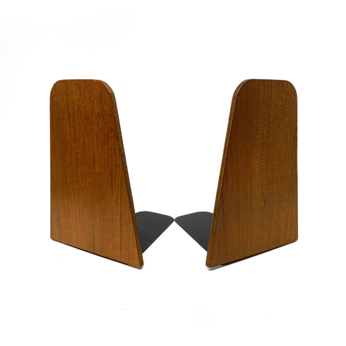 Pair of Large Teak Bookends Attr. to Kai Kristiansen