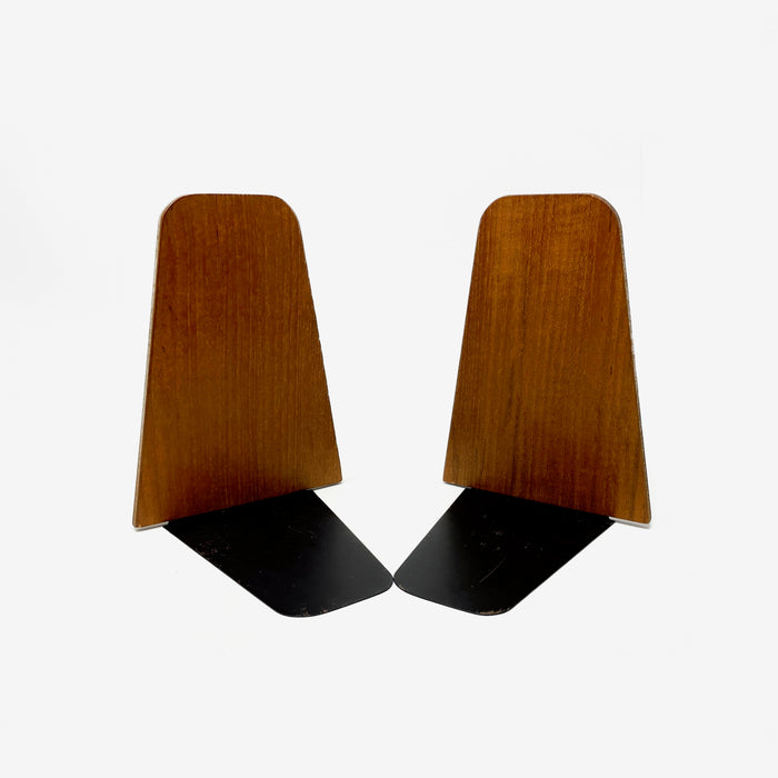 Pair of Large Teak Bookends Attr. to Kai Kristiansen