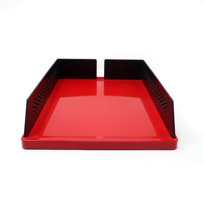 Pair of Red & Black Babele 940 Trays By Barbieri & Marianelli for Rexite