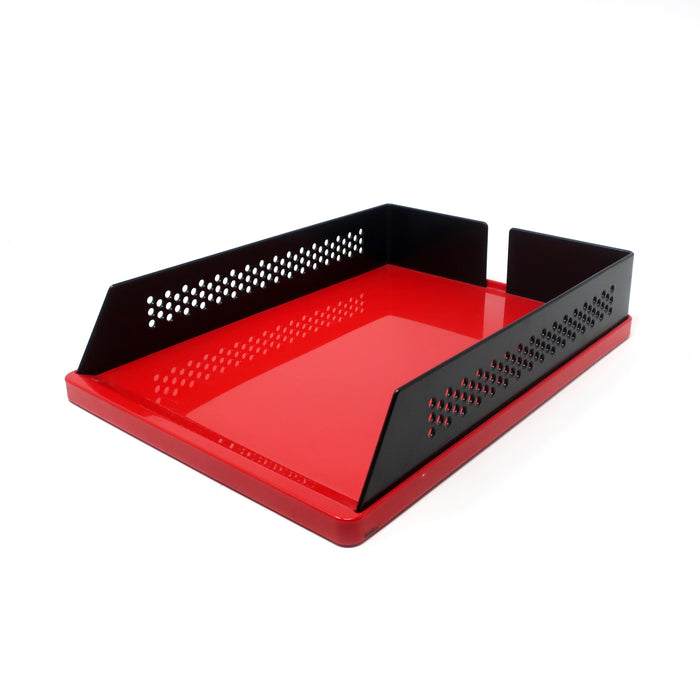 Pair of Red & Black Babele 940 Trays By Barbieri & Marianelli for Rexite