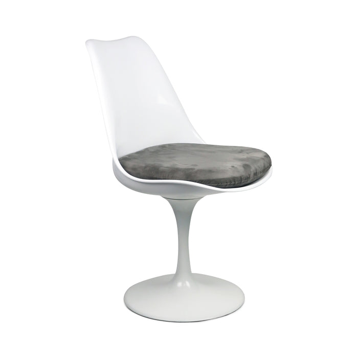Pair of While Tulip Style Chairs