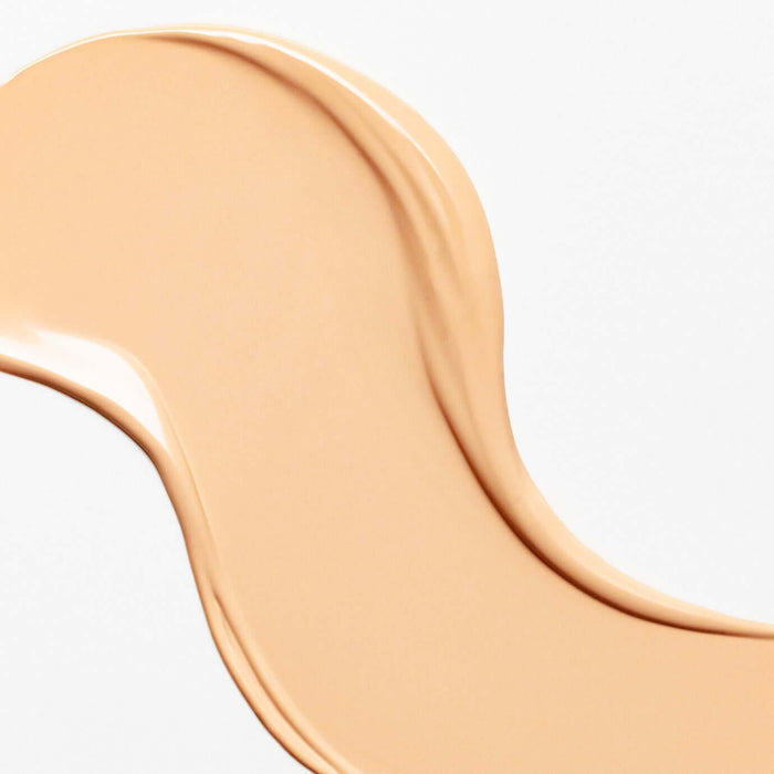 Swatch of PARNELL Cicamanu Skin Fit Foundation 30g with smooth texture on a white background.
