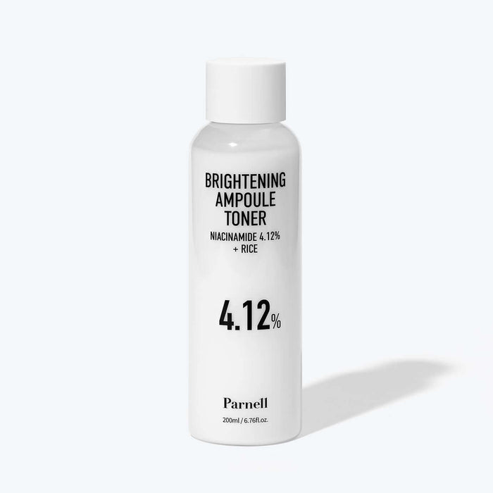 Image of PARNELL Niacinamide 4.12 Rice Brightening Ampoule Toner 200ml bottle