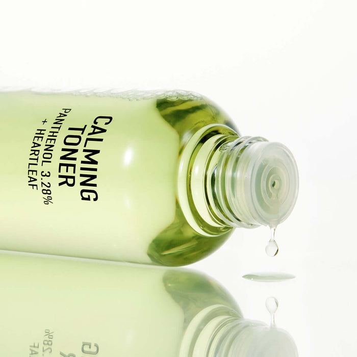PARNELL Panthenol 3.29 Heartleaf Calming Toner 200ml bottle with liquid drip