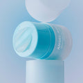 PASSION&BEYOND Angel Aqua Moisture Plumping Lipcarin 15ml product packaging on display with blue background.