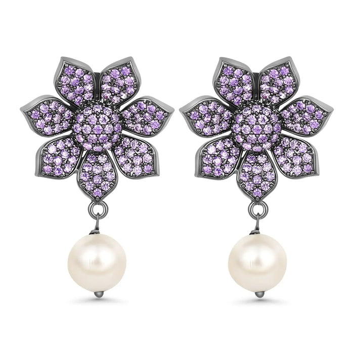 Pearl Drop Dangle Earrings for Women - BELARIC