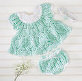 Pineapple Lace Dress and Panties