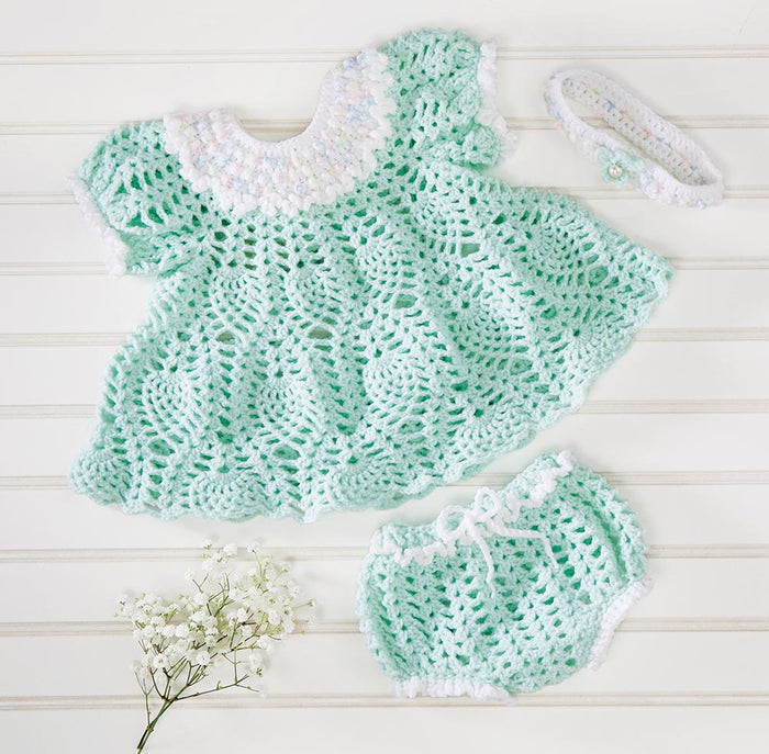 Pineapple Lace Dress and Panties