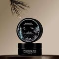 PYUNKANG YUL Black Tea Time Reverse Eye Patch 60 Sheets in elegant packaging on a pedestal