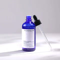 PYUNKANG YUL Moisture Ampoule 100ml with blue bottle and dropper for hydrating skincare.