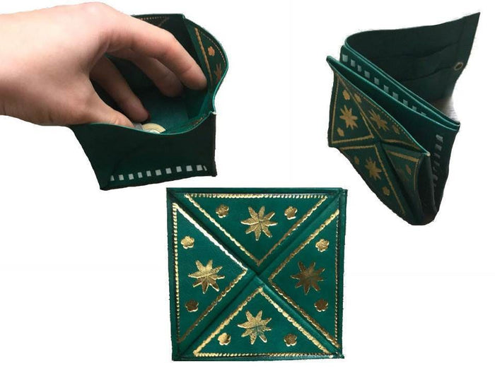 Rbati mini leather coin wallet ? handmade in Morocco ? multiple colors | Moroccan Corridor©