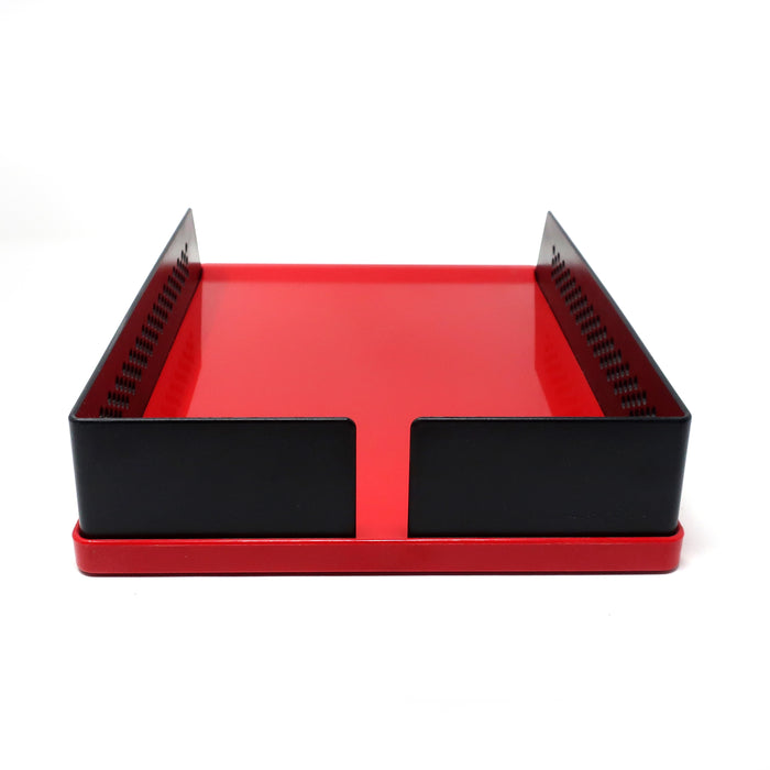 Red & Black Babele 940 Trays By Barbieri & Marianelli for Rexite - Set of Five