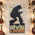 Elvis Lives Metal Sign Music Lovers Gift Idea